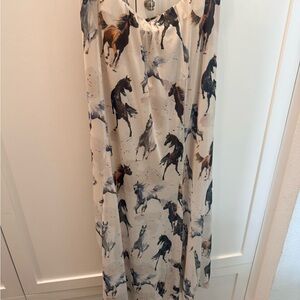 Horse Print Maxi skirt (junk gypsy)